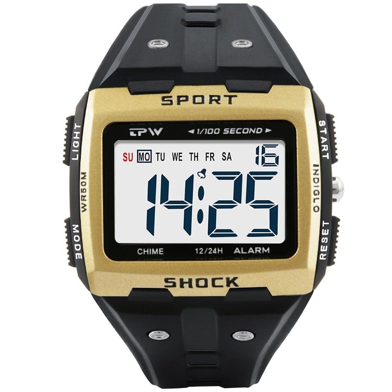 Cap Point Multifunction Digital Men's Sports Watch
