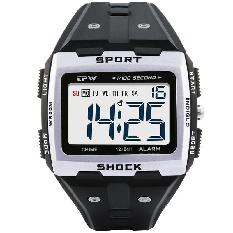Cap Point Multifunction Digital Men's Sports Watch