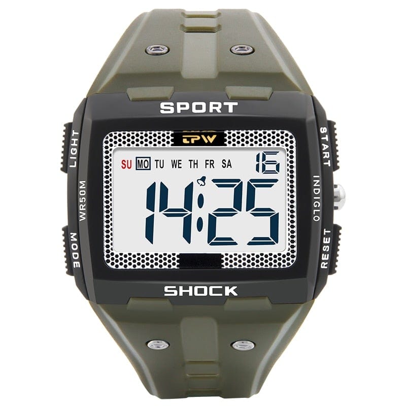 Cap Point Multifunction Digital Men's Sports Watch