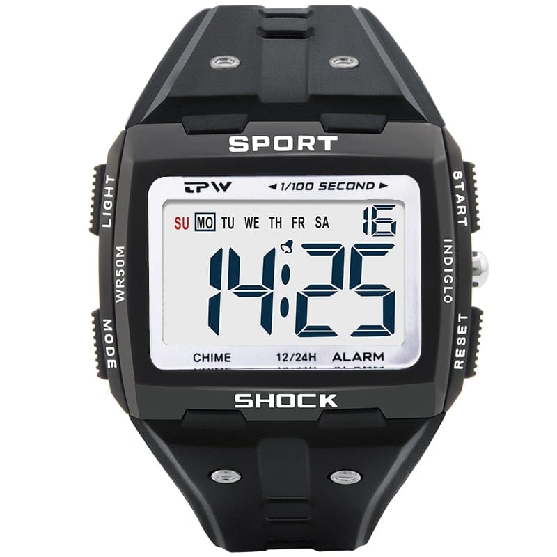 Cap Point Multifunction Digital Men's Sports Watch