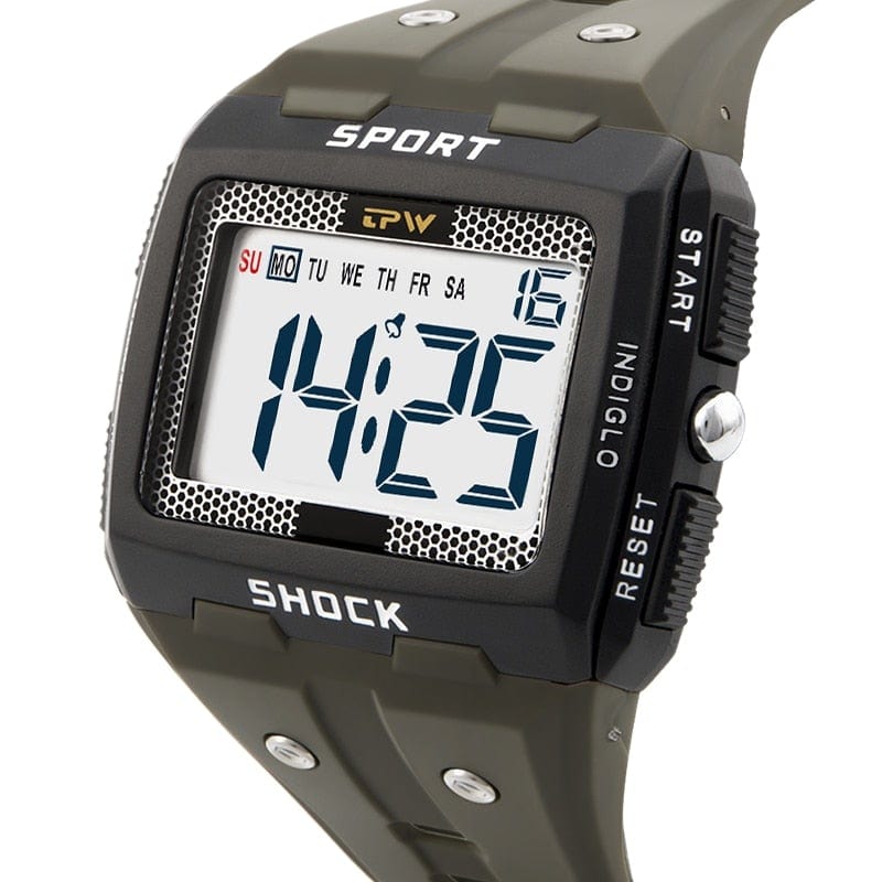 Cap Point Multifunction Digital Men's Sports Watch