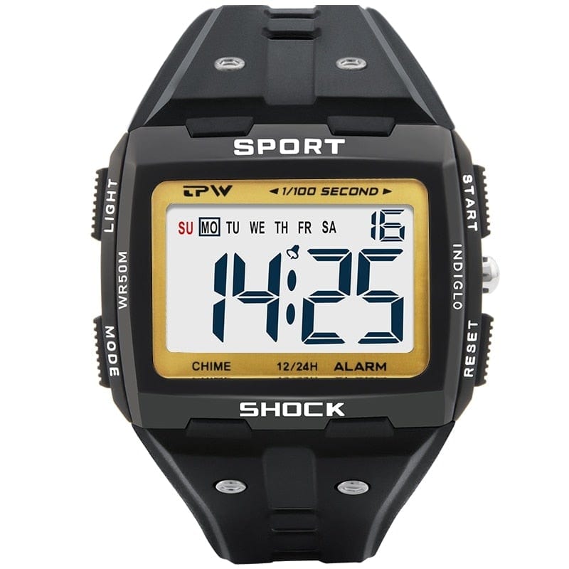 Cap Point Multifunction Digital Men's Sports Watch