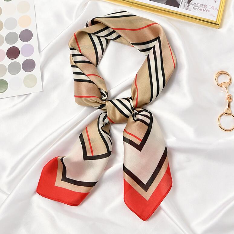 Cap Point Red / One size Winnie Multifunction Polyester Silk Square Wrap Shawl Scarf