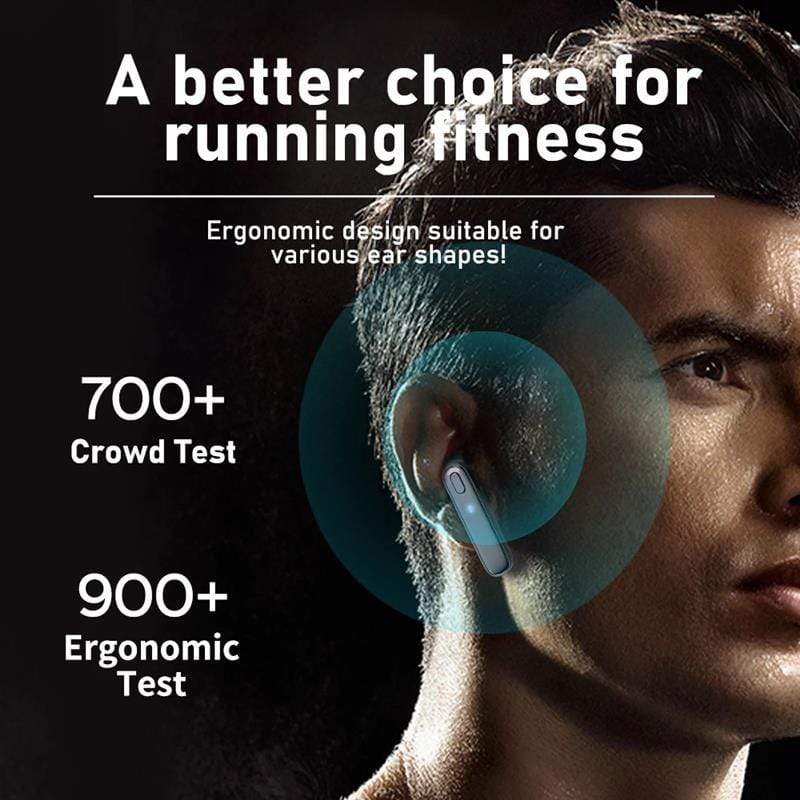 Cap Point Wireless Earbuds, TWS Bluetooth 5.0, Deep Bass Sport Headphones