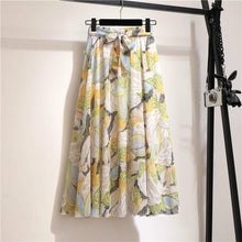 Load image into Gallery viewer, Cap Point 12 / Free size Belline Chiffon Floral Bohemian High Waist Maxi Skirt
