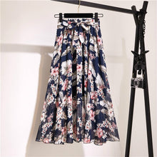 Load image into Gallery viewer, Cap Point 13 / Free size Belline Chiffon Floral Bohemian High Waist Maxi Skirt
