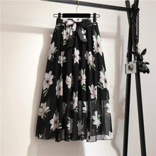 Load image into Gallery viewer, Cap Point 15 / Free size Belline Chiffon Floral Bohemian High Waist Maxi Skirt
