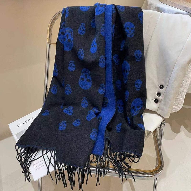 Cap Point 19 Martha plaid cashmere winter warm cloak thick blanket shawl scarf