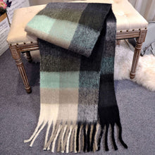 Load image into Gallery viewer, Cap Point 200x35cm 2 / One size Winnie Cashmere Plaid Thick Wrap Winter Scarf
