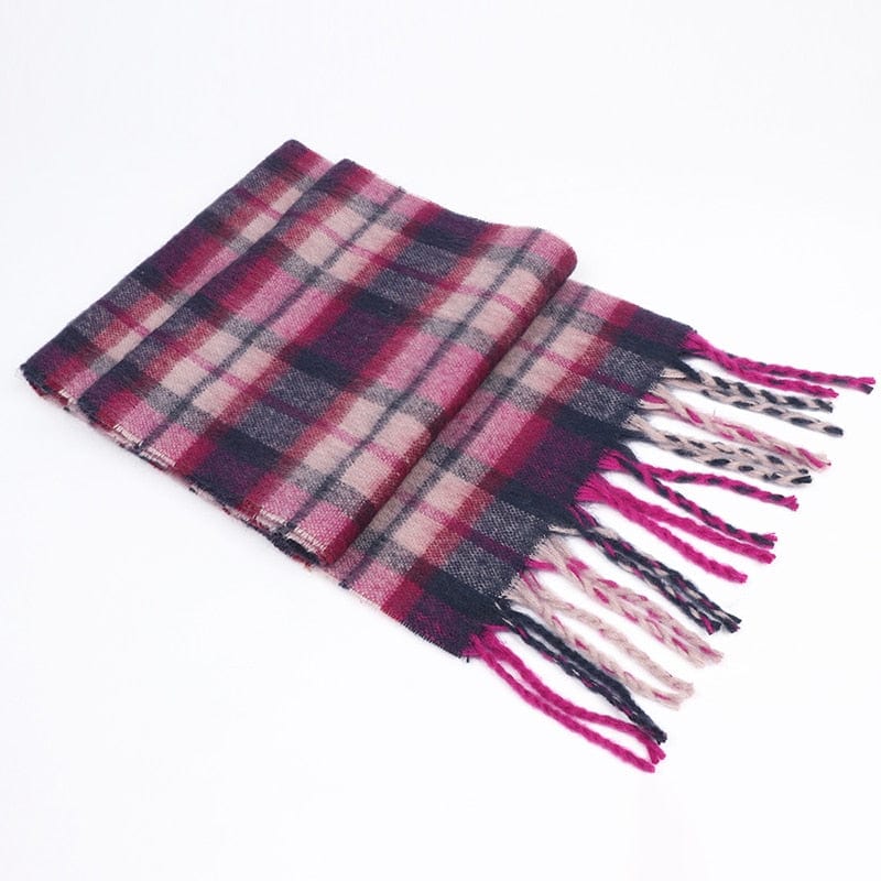 Cap Point 200x35cm 20 / One size Winnie Cashmere Plaid Thick Wrap Winter Scarf