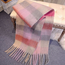 Load image into Gallery viewer, Cap Point 200x35cm 4 / One size Winnie Cashmere Plaid Thick Wrap Winter Scarf
