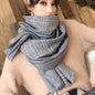 Cap Point 27 Martha plaid cashmere winter warm cloak thick blanket shawl scarf