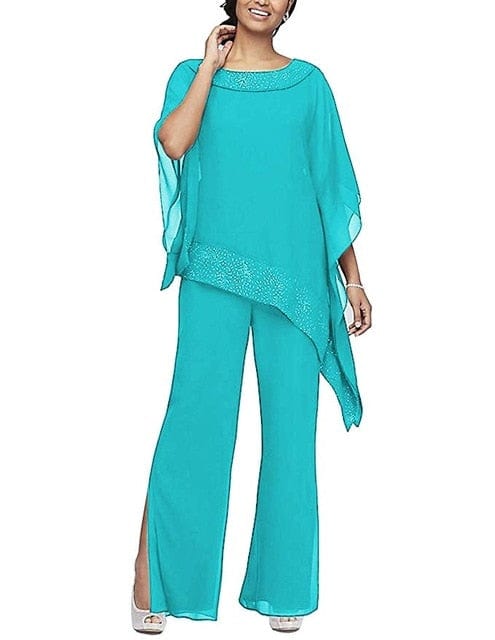 Cap Point 3-Piece Mom Set Plus Size Mother Of The Bride Dress