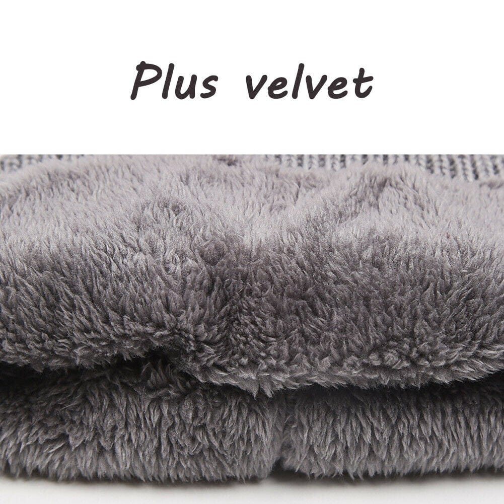 Cap Point 3 Set Women's Knitted Winter Hat