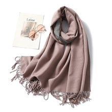 Load image into Gallery viewer, Cap Point 350g 14 Winnie Winter Cashmere Thick Warm Shawls Wrap Scarf
