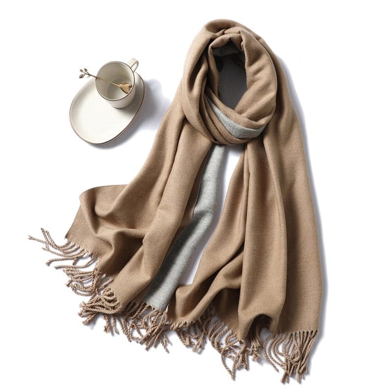 Cap Point 350g 17 Winnie Winter Cashmere Thick Warm Shawls Wrap Scarf