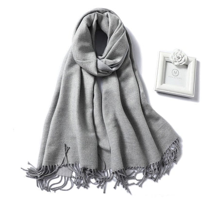 Cap Point 350g 20 Winnie Winter Cashmere Thick Warm Shawls Wrap Scarf