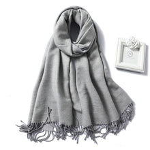 Load image into Gallery viewer, Cap Point 350g 20 Winnie Winter Cashmere Thick Warm Shawls Wrap Scarf

