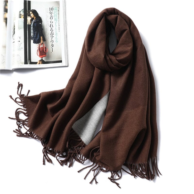 Cap Point 350g 22 Winnie Winter Cashmere Thick Warm Shawls Wrap Scarf