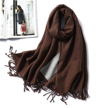 Load image into Gallery viewer, Cap Point 350g 22 Winnie Winter Cashmere Thick Warm Shawls Wrap Scarf
