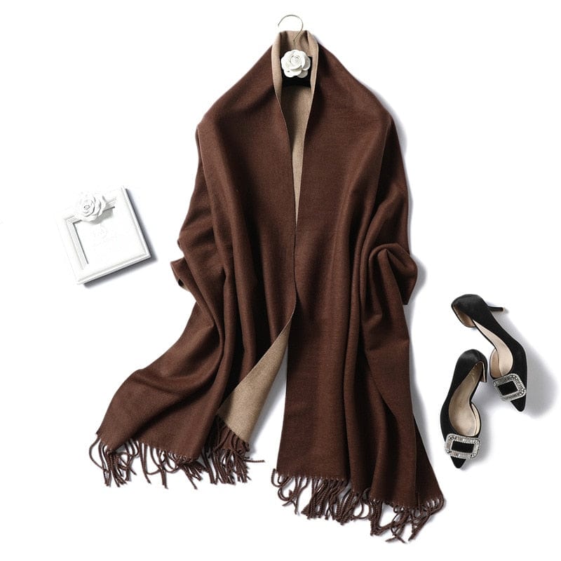 Cap Point 350g 24 Winnie Winter Cashmere Thick Warm Shawls Wrap Scarf