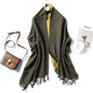 Cap Point 350g 26 Winnie Winter Cashmere Thick Warm Shawls Wrap Scarf