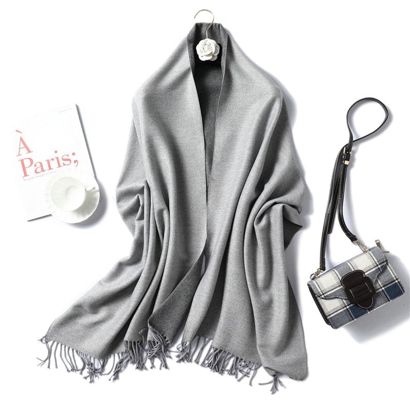 Cap Point 350g 29 Winnie Winter Cashmere Thick Warm Shawls Wrap Scarf