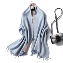 Load image into Gallery viewer, Cap Point 350g 31 Winnie Winter Cashmere Thick Warm Shawls Wrap Scarf
