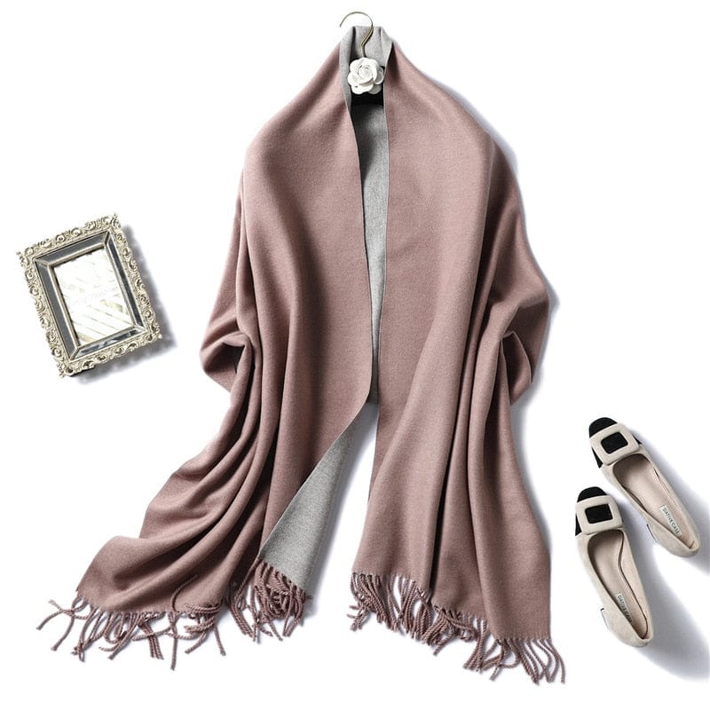 Cap Point 350g 32 Winnie Winter Cashmere Thick Warm Shawls Wrap Scarf