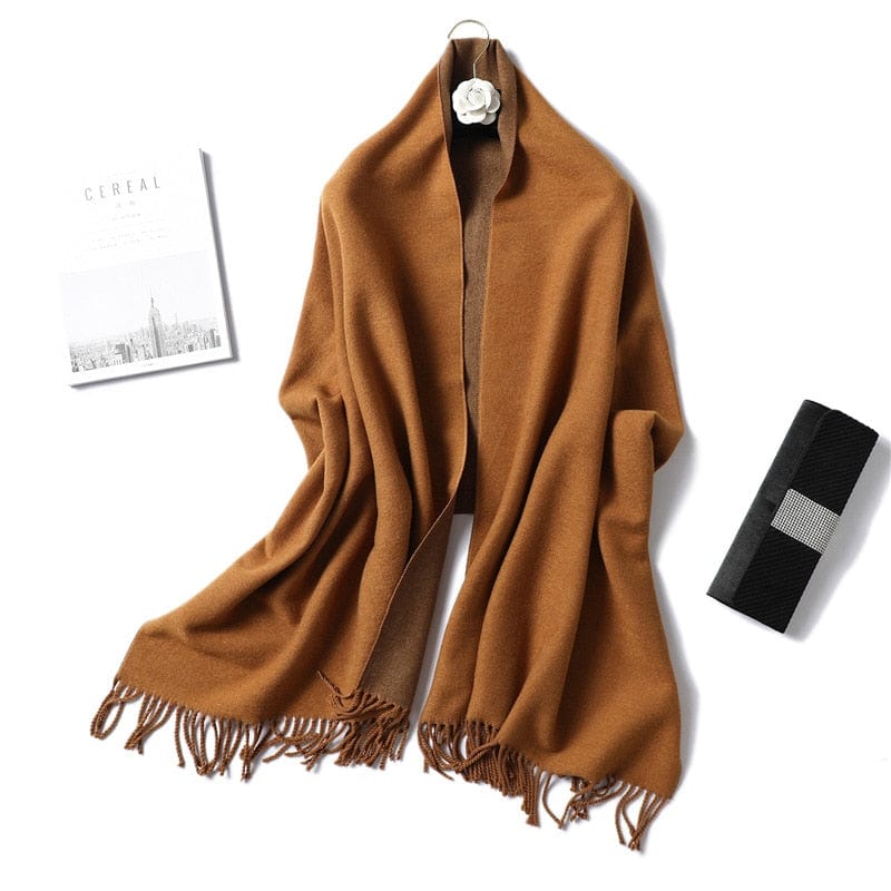 Cap Point 350g 34 Winnie Winter Cashmere Thick Warm Shawls Wrap Scarf