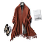 Cap Point 350g 35 Winnie Winter Cashmere Thick Warm Shawls Wrap Scarf
