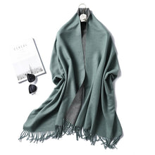 Load image into Gallery viewer, Cap Point 350g 36 Winnie Winter Cashmere Thick Warm Shawls Wrap Scarf
