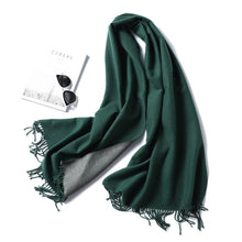 Load image into Gallery viewer, Cap Point 350g 37 Winnie Winter Cashmere Thick Warm Shawls Wrap Scarf
