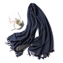 Load image into Gallery viewer, Cap Point 350g 39 Winnie Winter Cashmere Thick Warm Shawls Wrap Scarf
