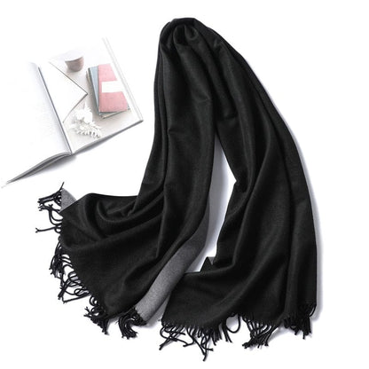 Cap Point 350g 7 Winnie Winter Cashmere Thick Warm Shawls Wrap Scarf