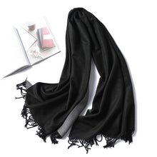 Load image into Gallery viewer, Cap Point 350g 7 Winnie Winter Cashmere Thick Warm Shawls Wrap Scarf

