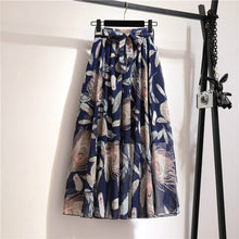 Load image into Gallery viewer, Cap Point 4 / Free size Belline Chiffon Floral Bohemian High Waist Maxi Skirt
