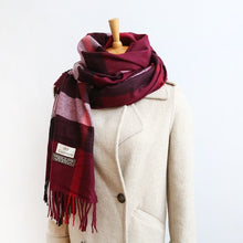 Load image into Gallery viewer, Cap Point 4 Martha plaid cashmere winter warm cloak thick blanket shawl scarf

