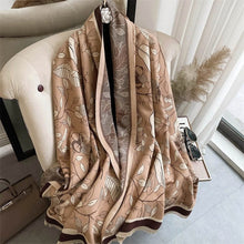 Load image into Gallery viewer, Cap Point 42 Martha plaid cashmere winter warm cloak thick blanket shawl scarf
