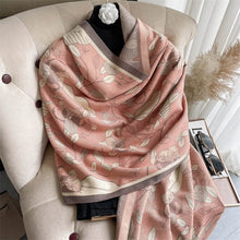 Load image into Gallery viewer, Cap Point 43 Martha plaid cashmere winter warm cloak thick blanket shawl scarf
