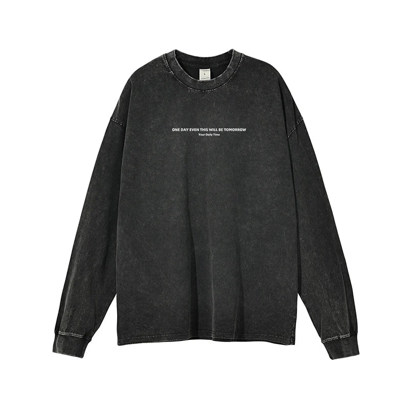 Cap Point 601Black7 / XXL Aimee Vintage Cotton Streetwear T-shirt