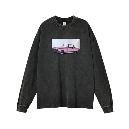 Cap Point 601Black8 / XL Aimee Vintage Cotton Streetwear T-shirt