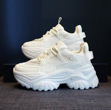 Load image into Gallery viewer, Cap Point 645 white / 5 Mira Height Increasing Chunky Breathable sneakers
