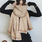 Cap Point 67 Martha plaid cashmere winter warm cloak thick blanket shawl scarf