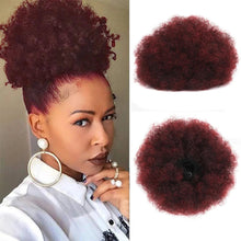 Load image into Gallery viewer, Cap Point 8inch-1BTBUG / Medium Maribelle Large Afro Puff Drawstring Ponytail
