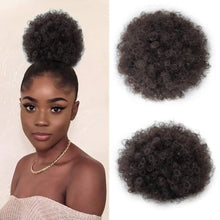 Load image into Gallery viewer, Cap Point 8inch-Black Brown / Medium Maribelle Large Afro Puff Drawstring Ponytail
