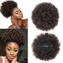 Load image into Gallery viewer, Cap Point 8inch-Brown / Medium Maribelle Large Afro Puff Drawstring Ponytail
