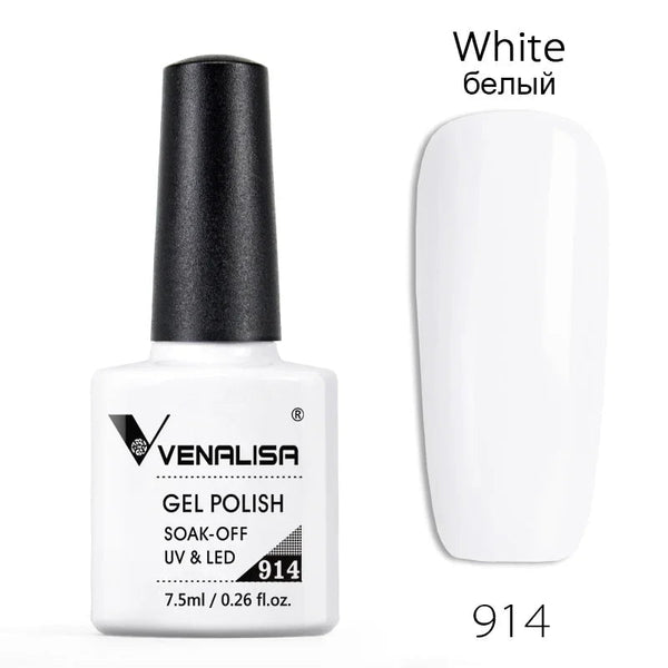 Cap Point 914 white color Mirabelle Semi Permanent Gellack Nail Art Gel Polish