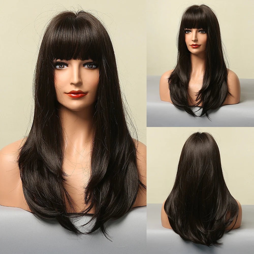 Cap Point Amanda Long Straight Synthetic Wigs