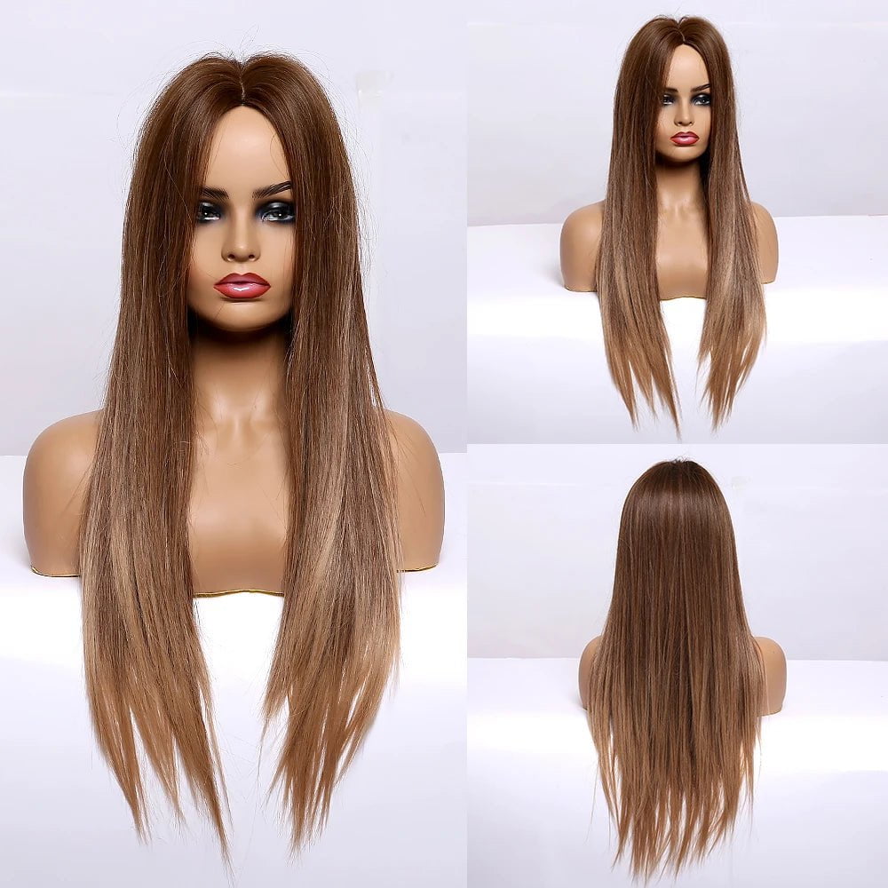 Cap Point Amanda Long Straight Synthetic Wigs